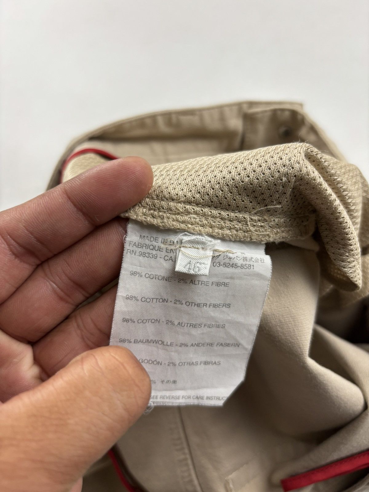 Prada Prada Sport Red Tab Chino Pants Size US 30 / EU 46 - 9 Thumbnail