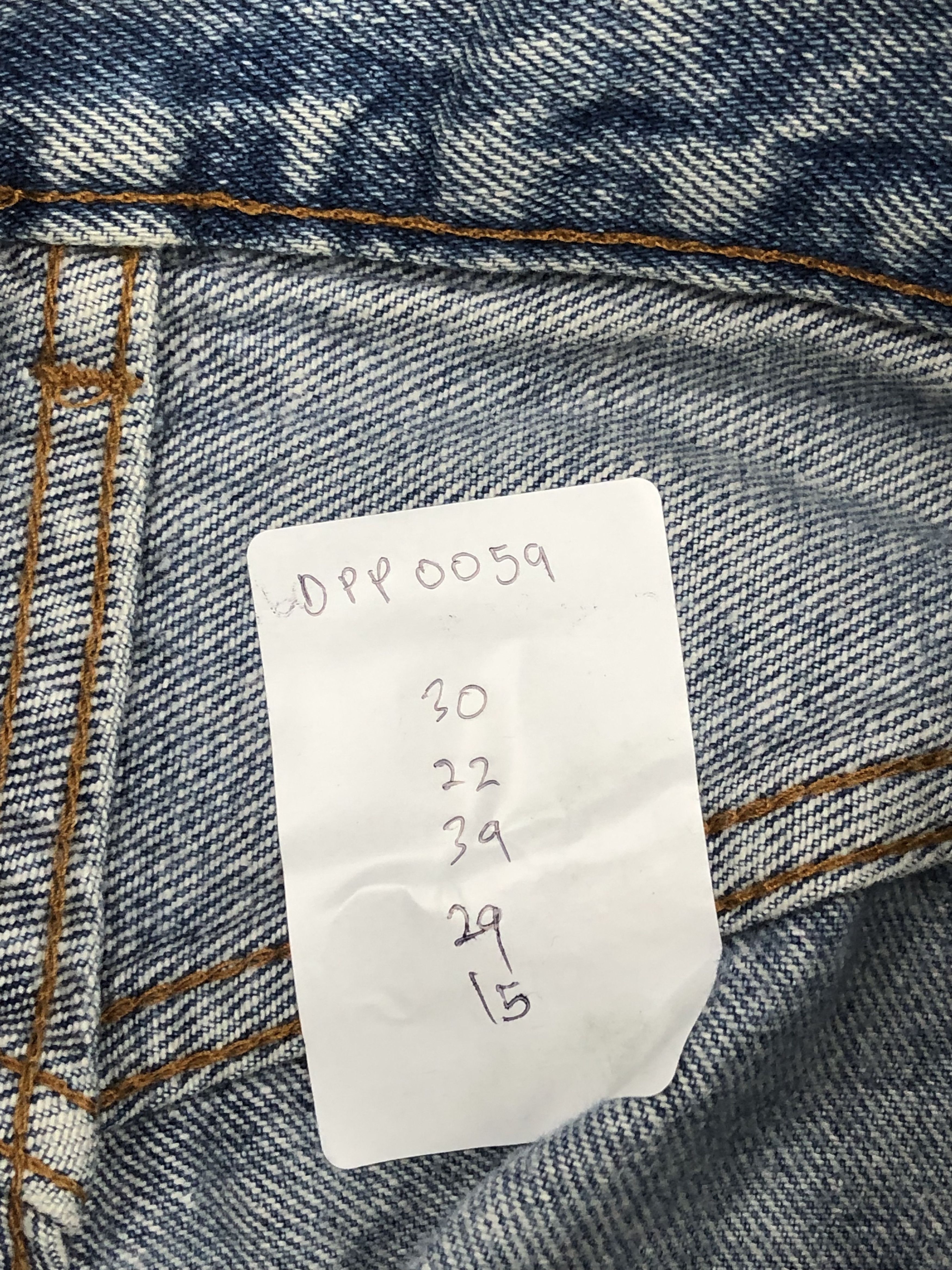 Levi's Vintage 80s Levis 501 Faded Blue Jeans DPP0059 Size US 30 / EU 46 - 11 Thumbnail