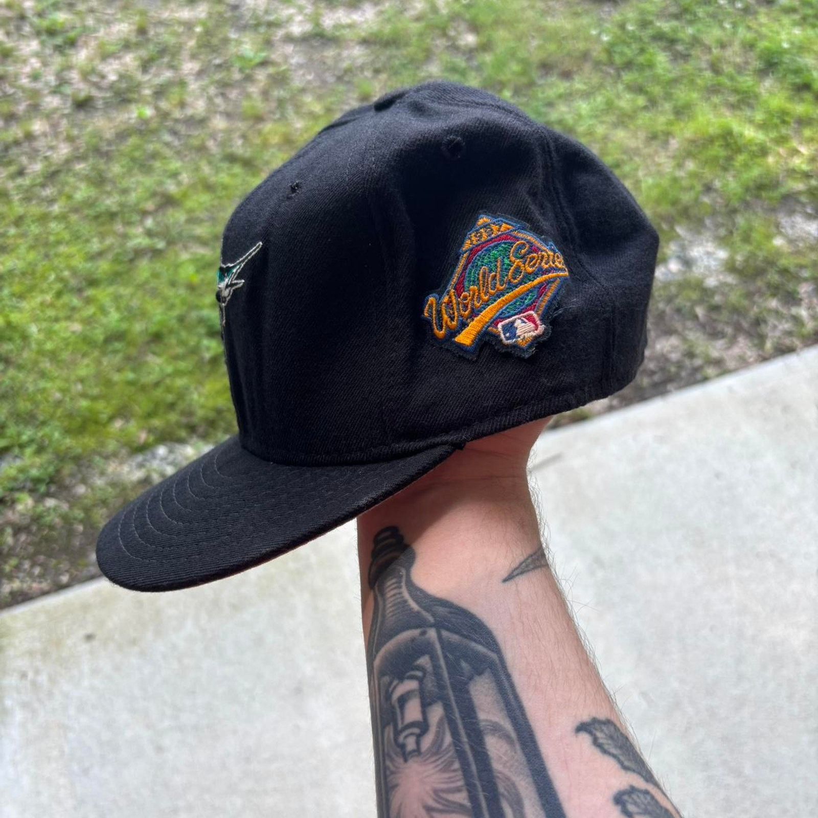 MLB × New Era × Vintage Vintage 1997 New Era Florida Marlins MLB Fitted Hat Size ONE SIZE - 2 Thumbnail