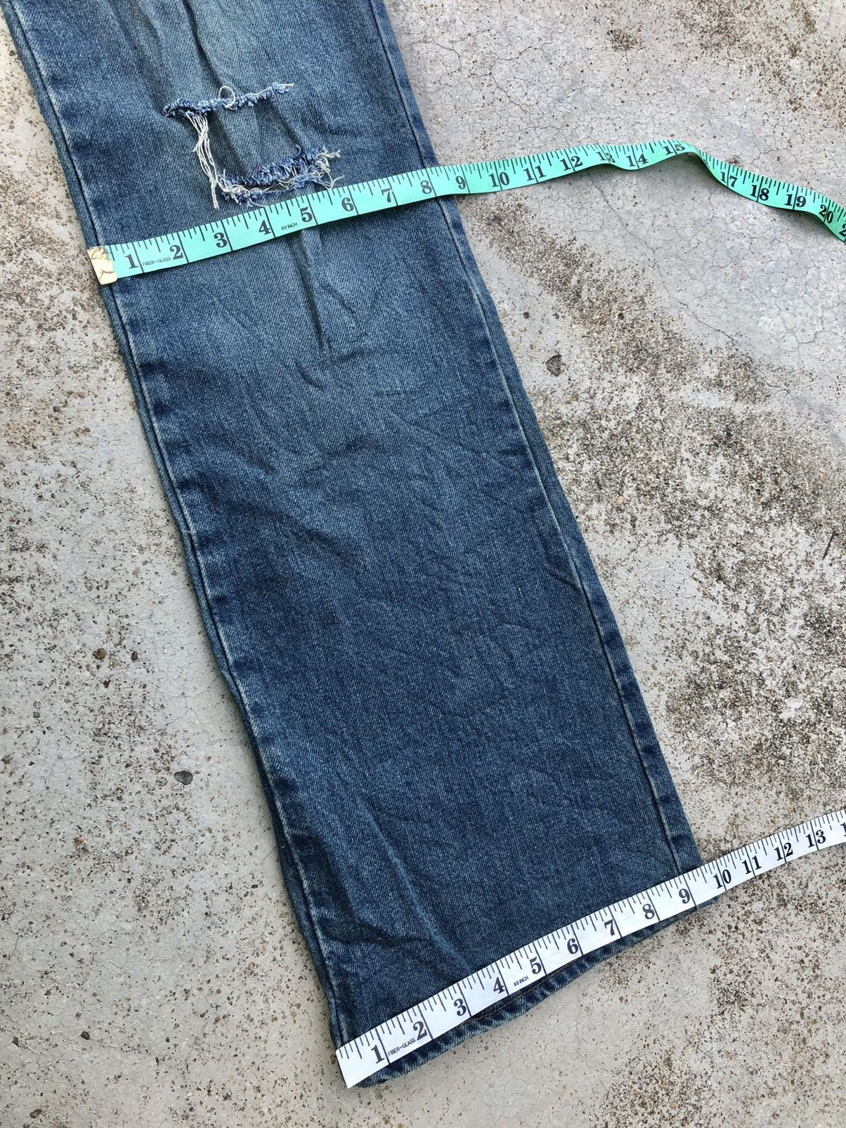 Gap × Vintage FLARE⚡️⚡️GAP TAB FRONT DISTRESSED DENIM Size 30" / US 8 / IT 44 - 7 Thumbnail