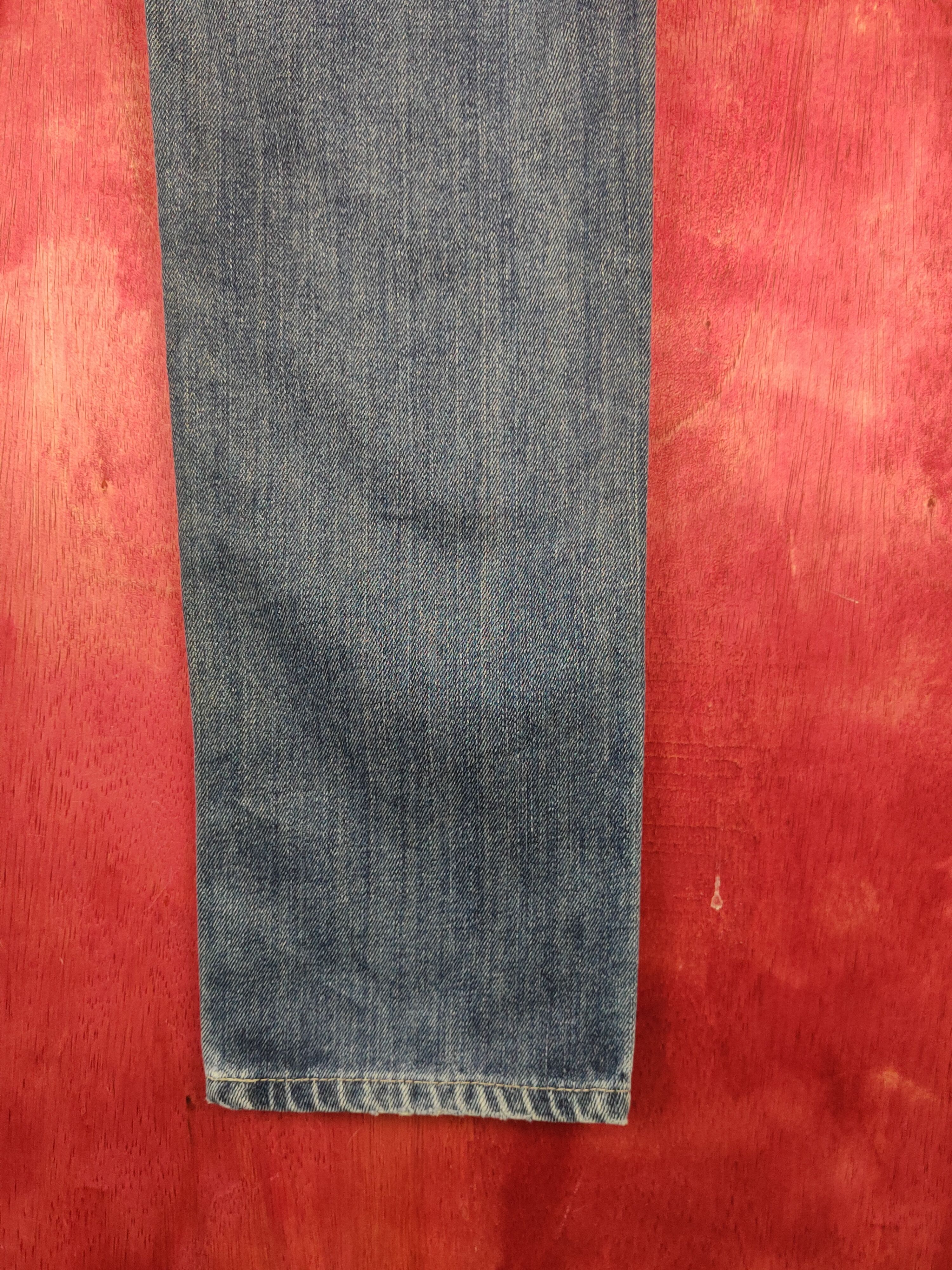 Edwin Edwin Blue Distressed Ripped Jeans #S1672 Size US 29 - 13 Thumbnail