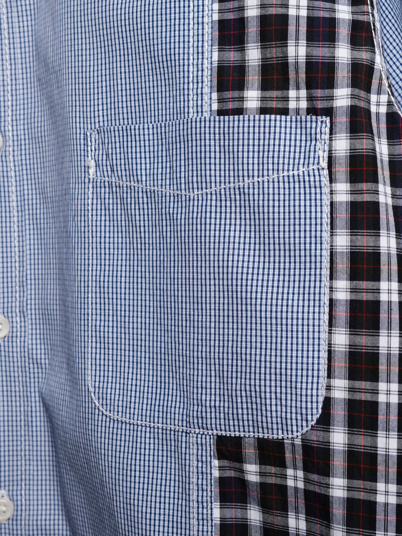 Comme des Garcons Homme Comme des Garcons Homme Patchwork Shirt Size US M / EU 48-50 / 2 - 4 Thumbnail