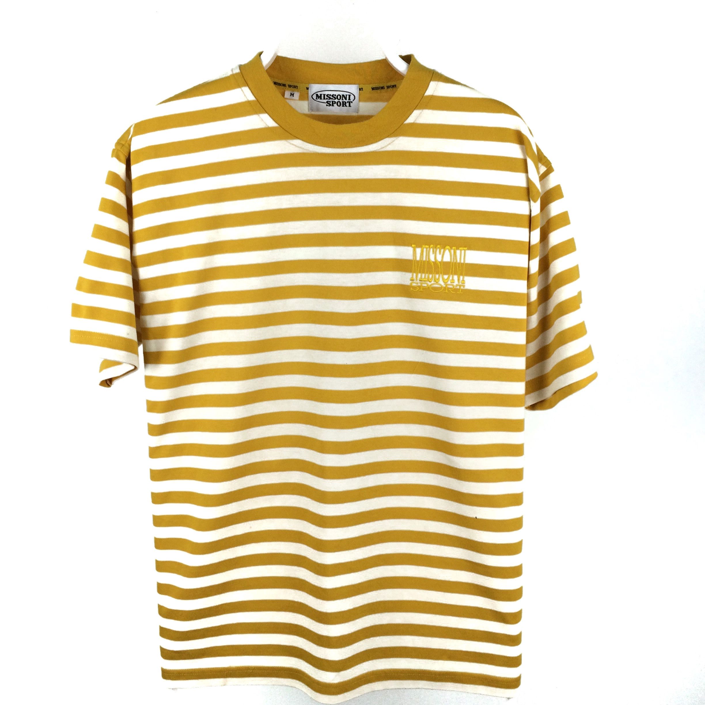 Missoni × Vintage c12 VTG MISSONI SPORT STRIPED T-SHIRT Size US M / EU 48-50 / 2 - 1 Thumbnail