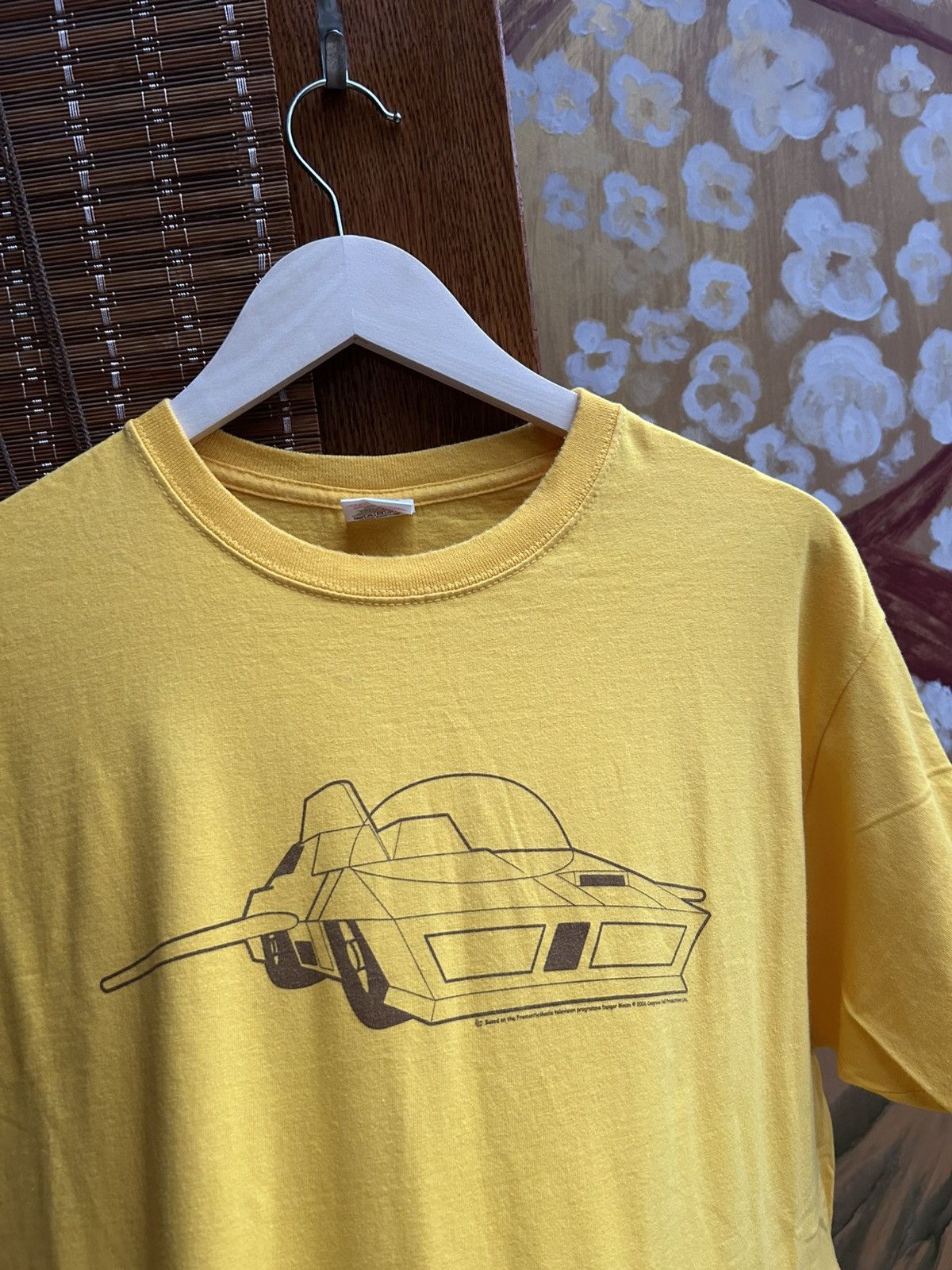 Fruit Of The Loom Vintage 2006 Danger Mouse 25th Anniversary Yellow T-Shirt Size US L / EU 52-54 / 3 - 3 Thumbnail