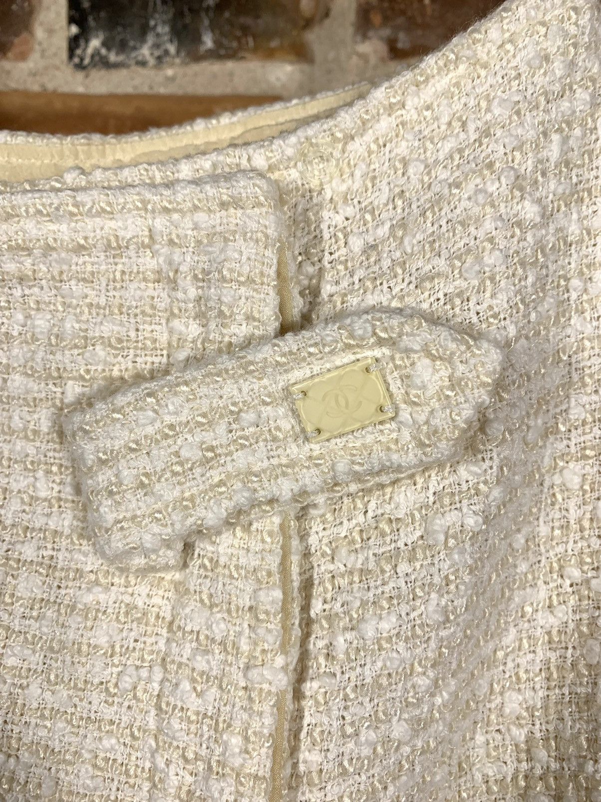Chanel Chanel Tweed Skirt Logo Luxury Designer Size 25" / US 0 / IT 36 - 3 Thumbnail