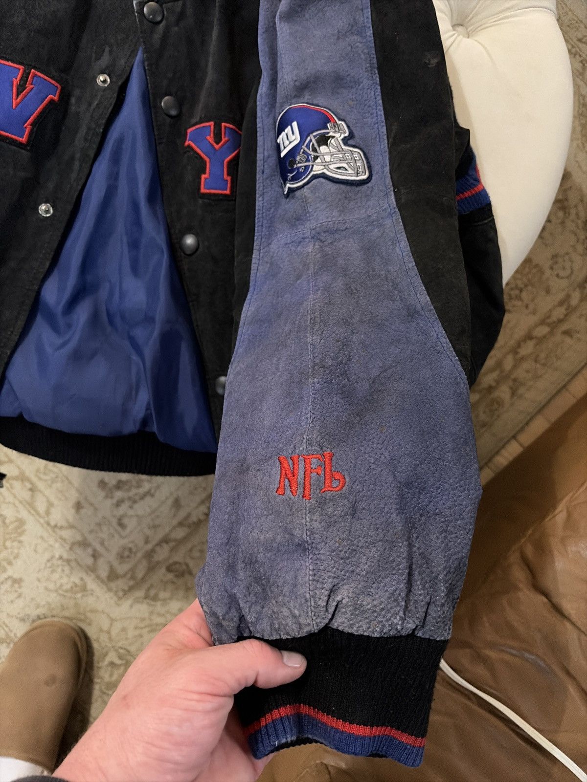 NFL 1990’s nfl branded New York giants shade winter coat Size US XL / EU 56 / 4 - 15 Thumbnail