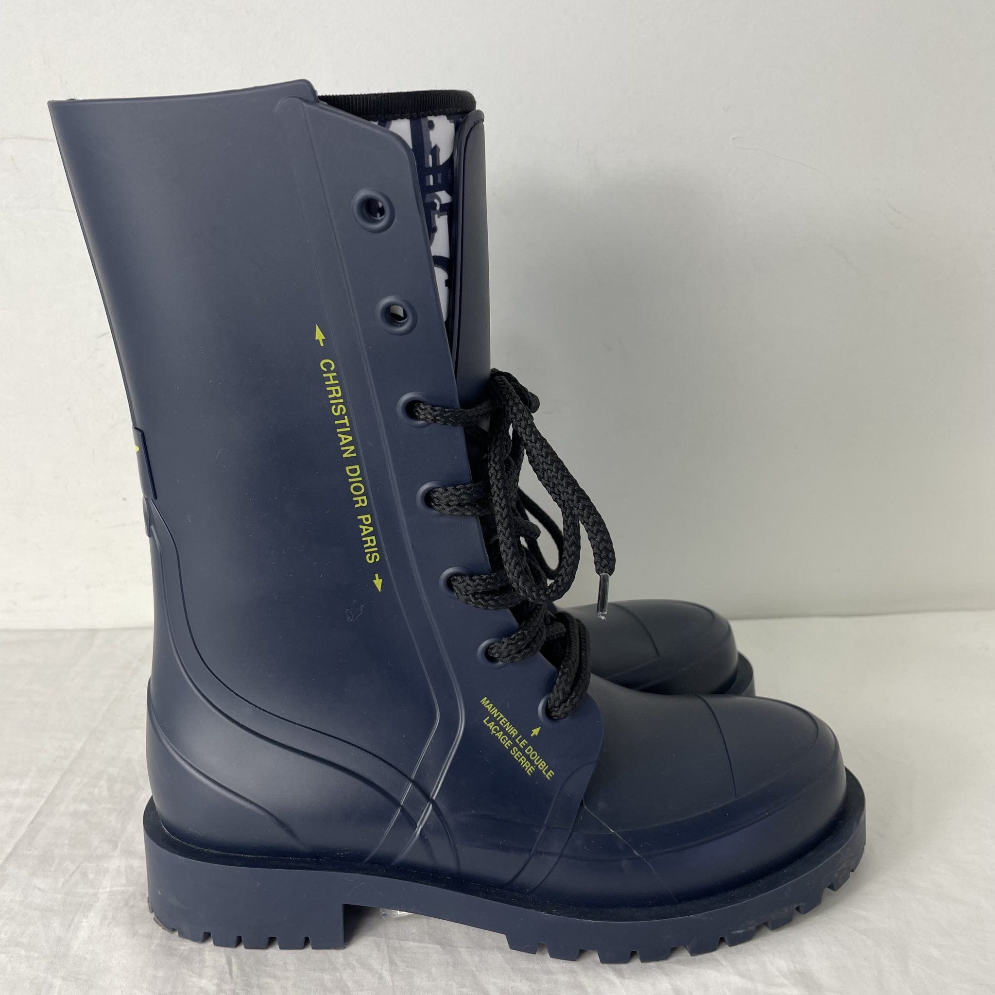 image of Dior O1Bcso1Str0524 Ankle Boots In Deep Blue, Women's