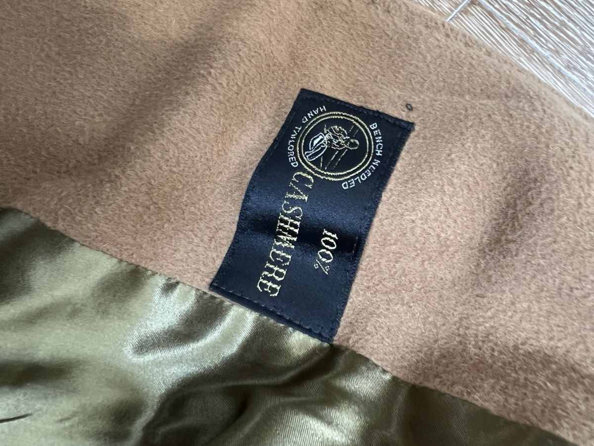 Vintage Vintage bench needled hand tailored heavy cashmere coat Size US L / EU 52-54 / 3 - 5 Thumbnail