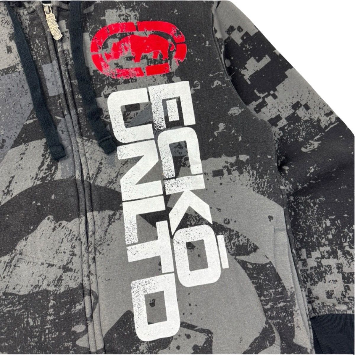 Ecko Unltd. Y2K Ecko Unltd. MMA Digi Camo Cyber Goth Emo Scene Hoodie Size US M / EU 48-50 / 2 - 4 Thumbnail