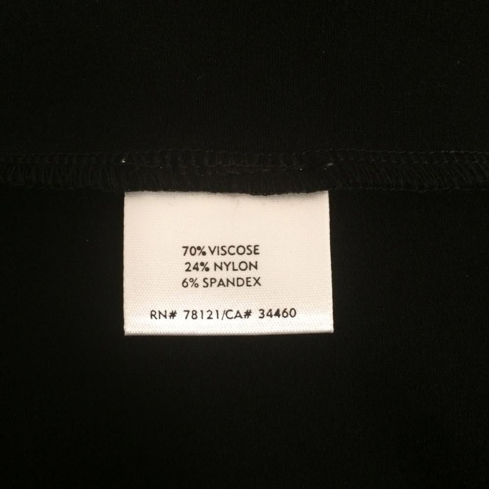 Eileen Fisher Eileen Fisher Black Fold Over Crepe Skirt Size 42" / US 20 - 6 Thumbnail