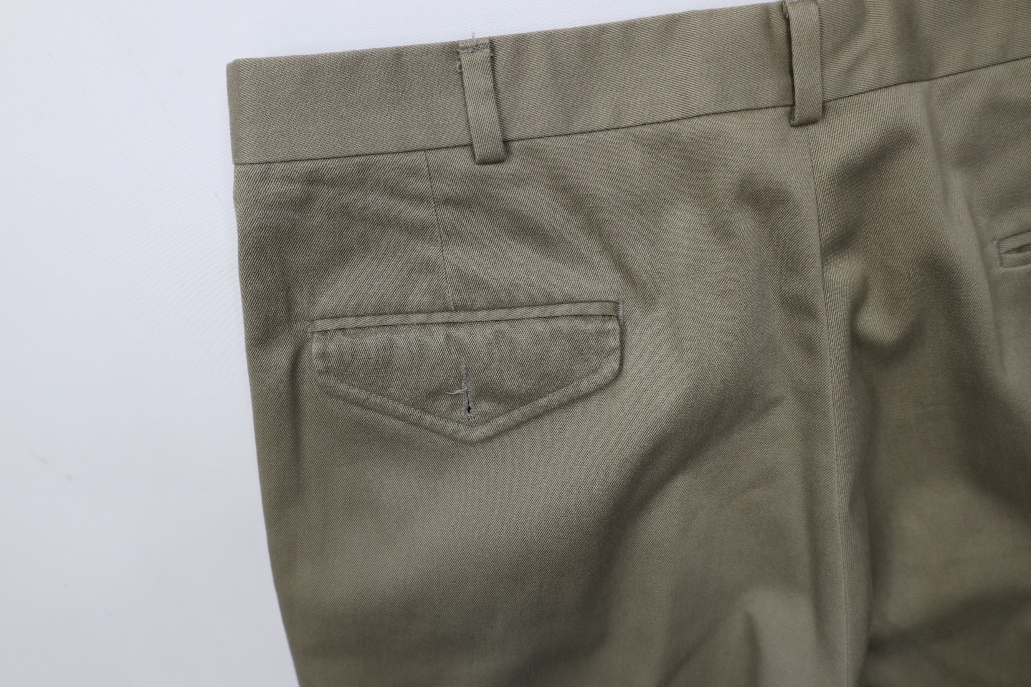 Lands' End Vintage 70s Lands End Wide Leg Chino Pants Trousers USA Size US 36 / EU 52 - 14 Thumbnail