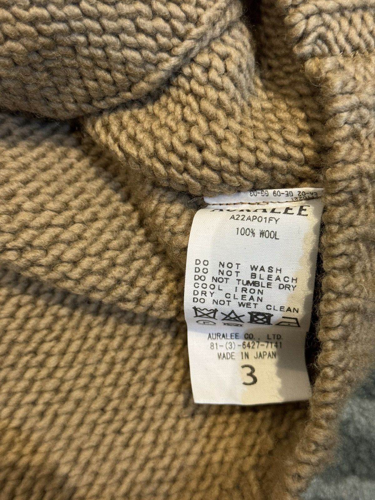 Auralee Auralee Pocket Crew Knit Size US L / EU 52-54 / 3 - 7 Thumbnail