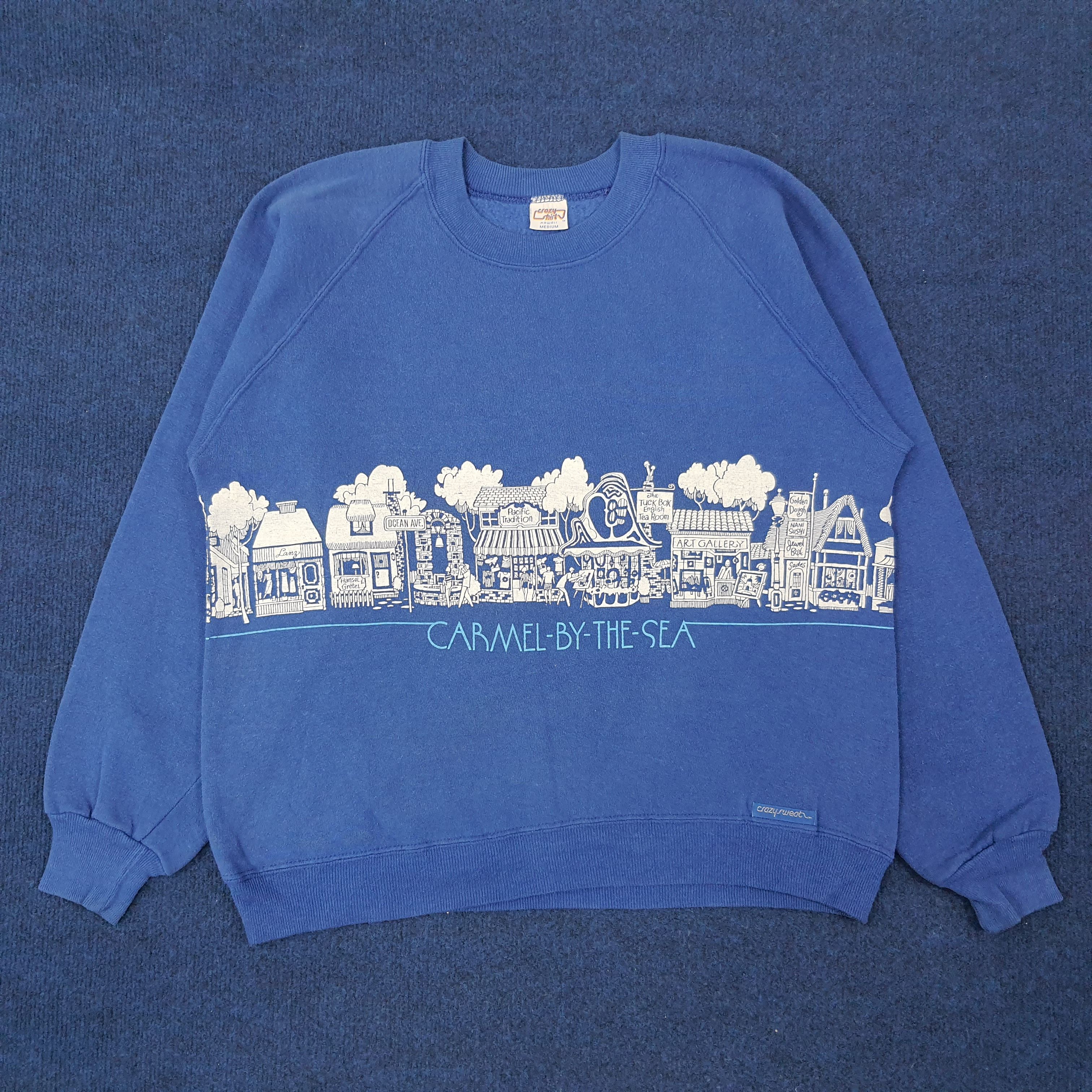 Arts & Science Vintage Carmel by The Sea Art California Sweatshirt C243N26 Size US M / EU 48-50 / 2 - 1 Thumbnail