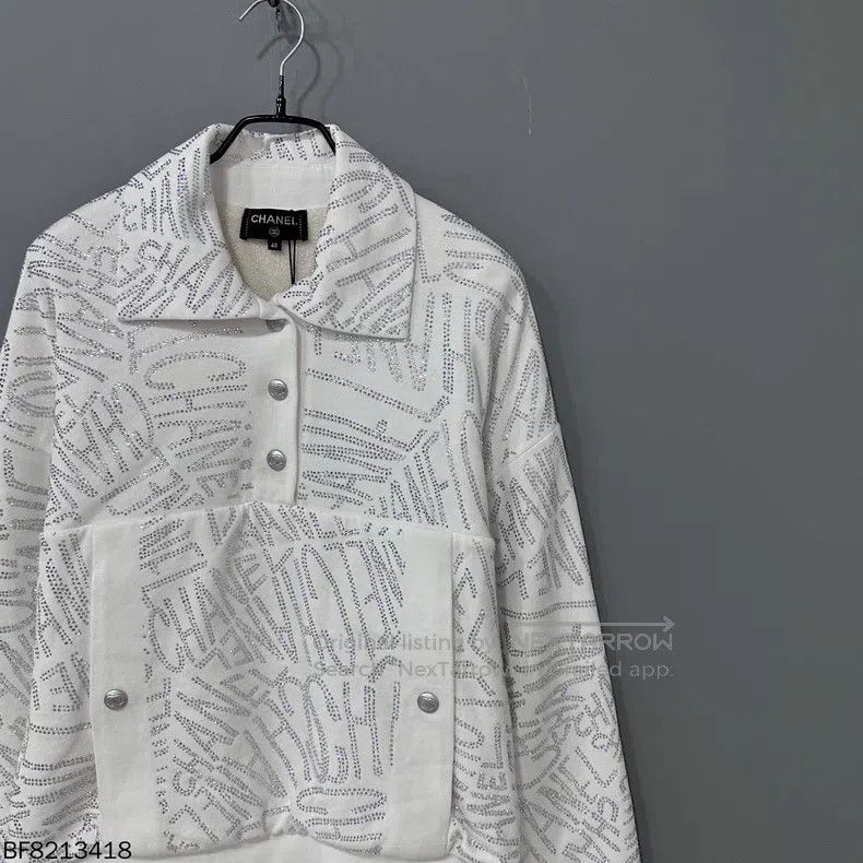 Chanel Chanel 21N Ski Series Rhinestone Letter Print Pullover Lon Size S / US 4 / IT 40 - 1 Thumbnail