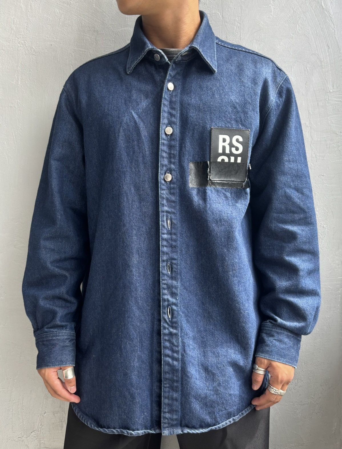 Raf Simons Raf simons carry over denim shirt Size US L / EU 52-54 / 3 - 2 Thumbnail