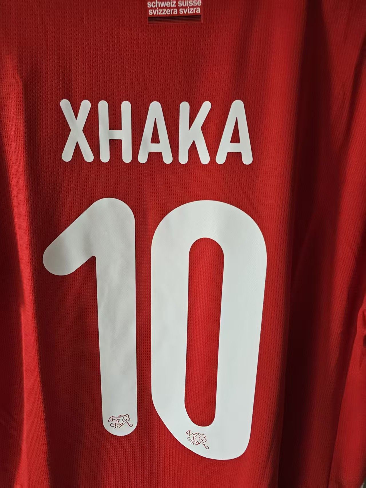 Puma Switzerland #10 Granit Xhaka Jersey 2024 Size US XL / EU 56 / 4 - 7 Thumbnail