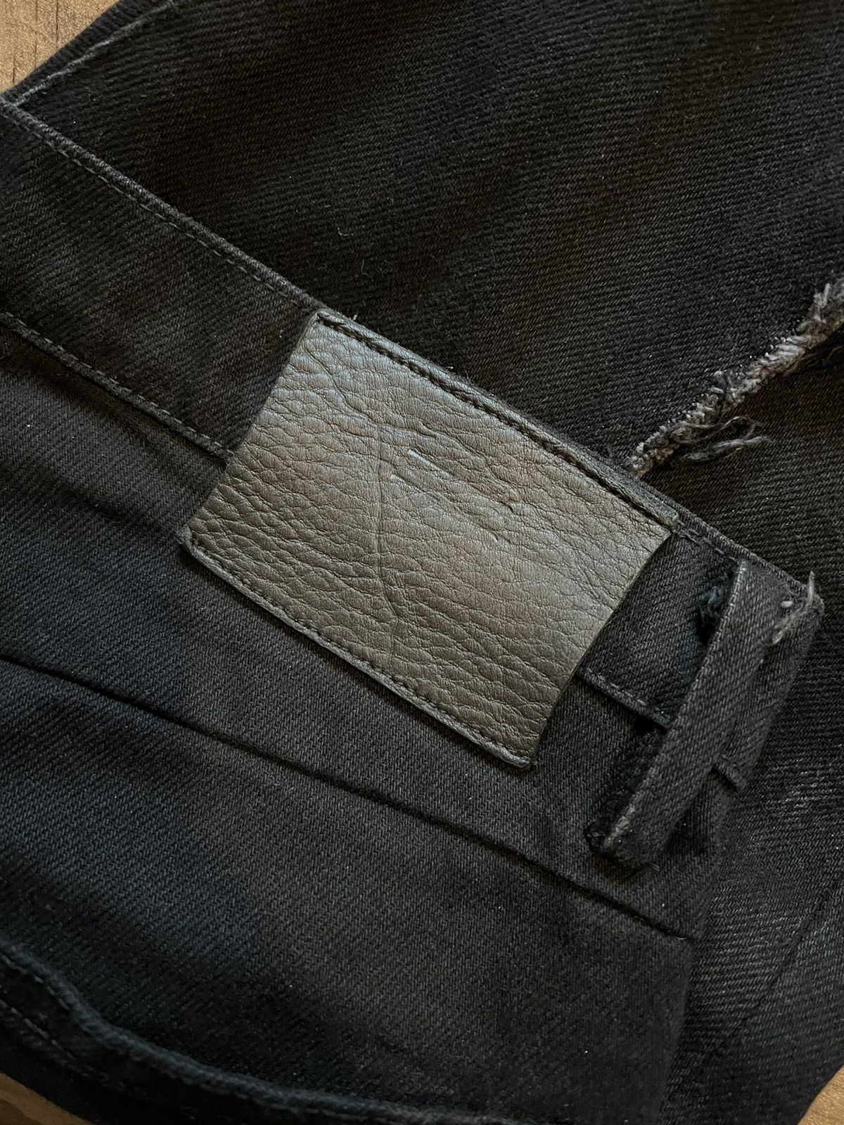 Unsound Rags Unsound Rags Japanese Black Raw Denim Jeans Size US 30 / EU 46 - 5 Thumbnail