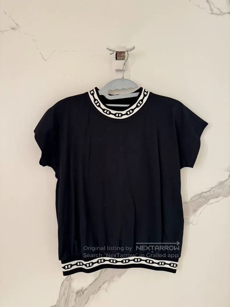 Hermes Hermes Black short sleeve with pig nose Size XS / US 0-2 / IT 36-38 - 1 Thumbnail