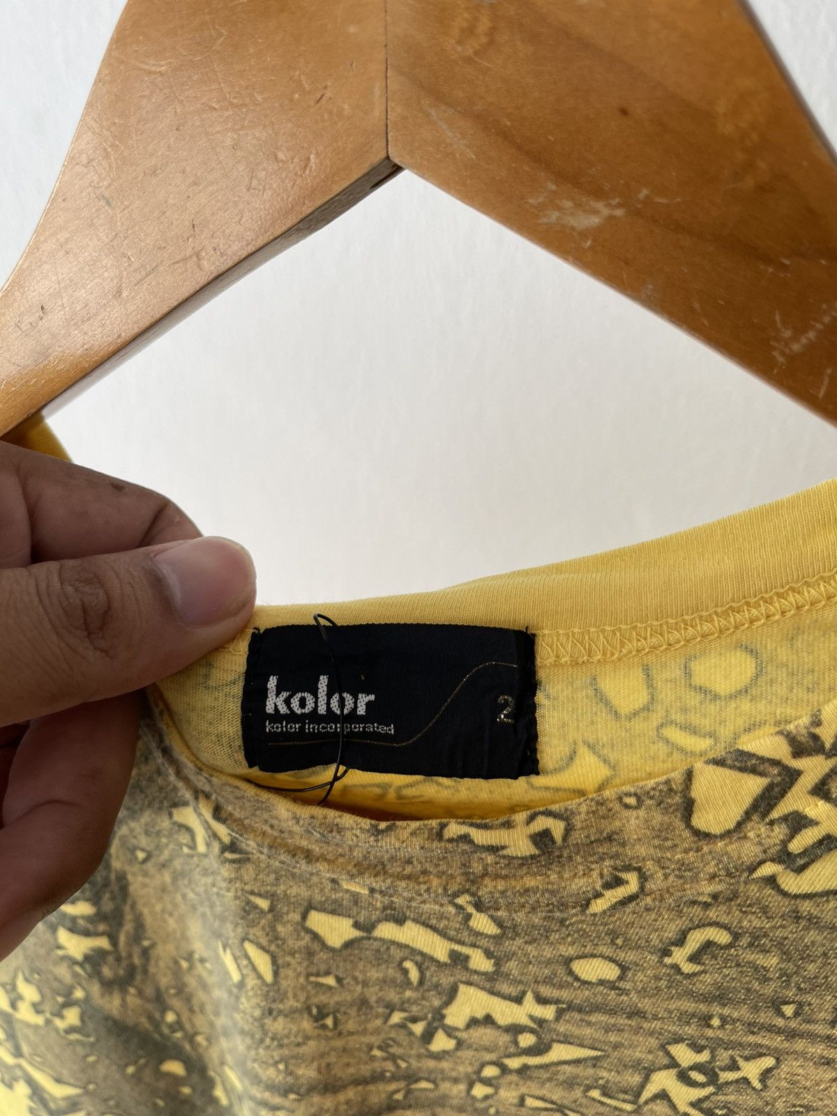 Japanese Brand × Kolor Kolor Elephant Print Tee Size US S / EU 44-46 / 1 - 10 Thumbnail