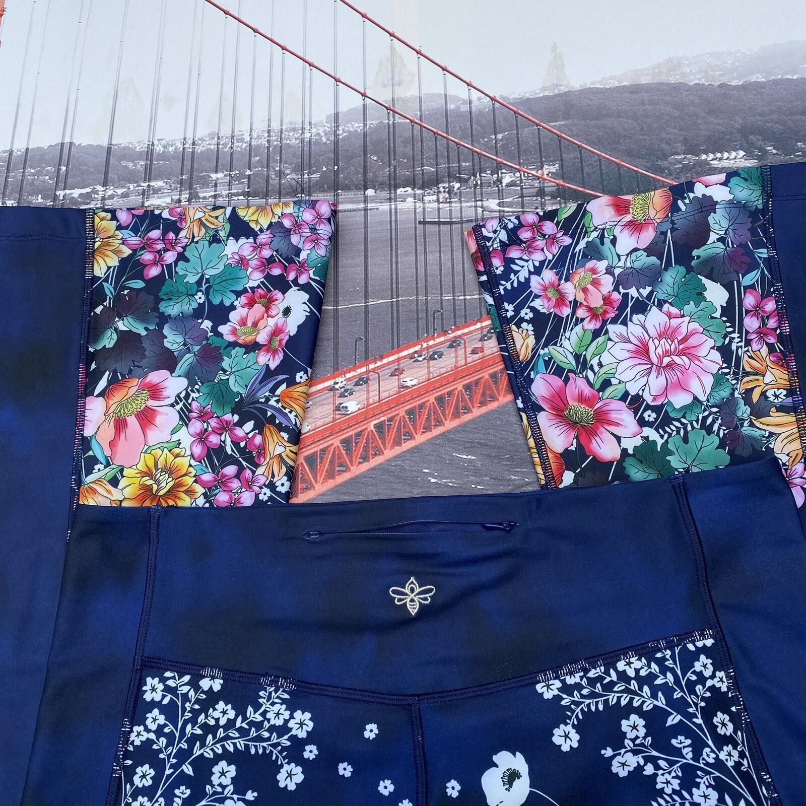Other Johnny Was Women’s XL Leggings Baby Bell Floral Bursting Size 40" / US 18 - 4 Thumbnail