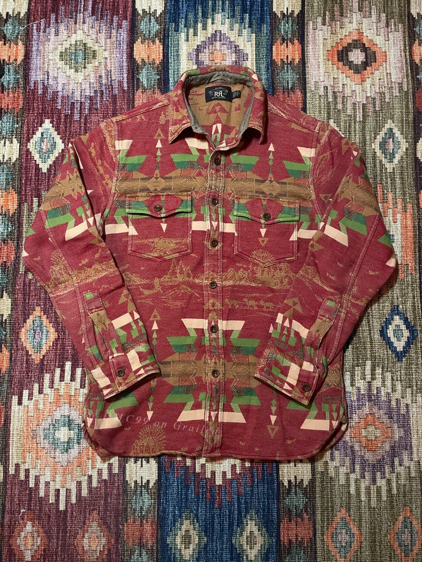 RRL Ralph Lauren RRL Vintage Southwest Blanket Shirt Size US S / EU 44-46 / 1 - 1 Thumbnail