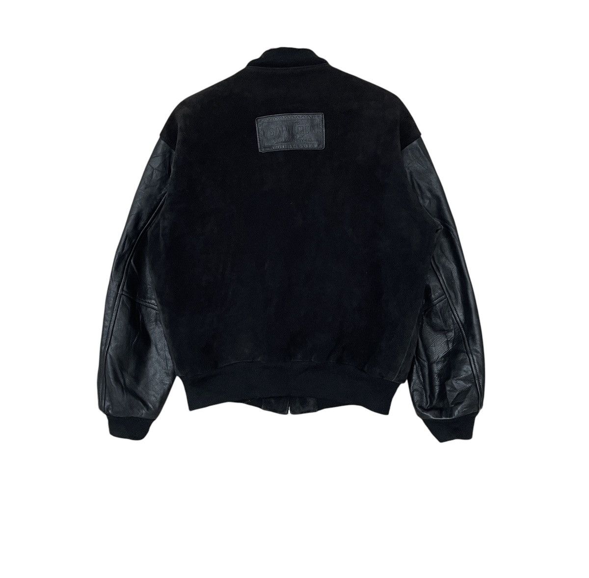 Japanese Brand × Vintage Vintage Brand Isamu Men Leather Varsity Jacket 1990s Size US M / EU 48-50 / 2 - 2 Thumbnail