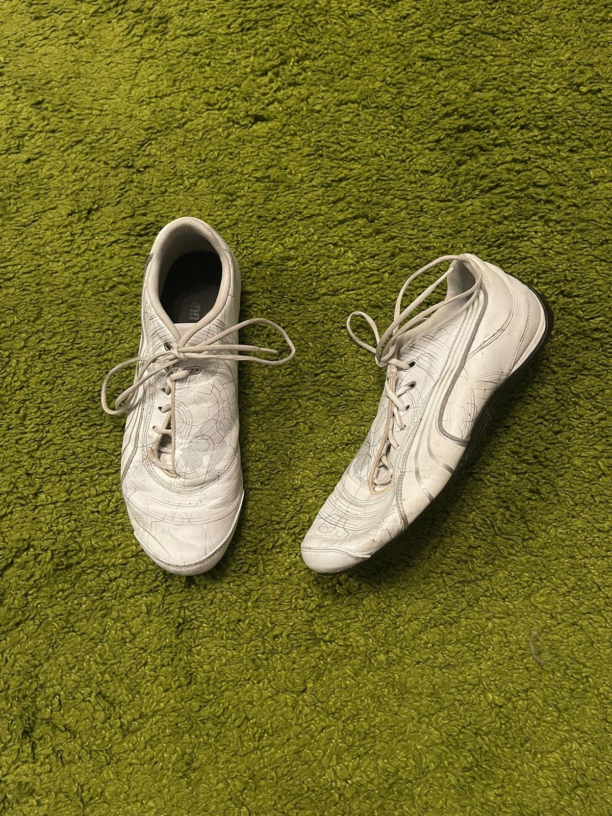 Puma × Vintage Puma 2000s vintage real leather sneakers Y2K Size US 8.5 / EU 41-42 - 1 Thumbnail