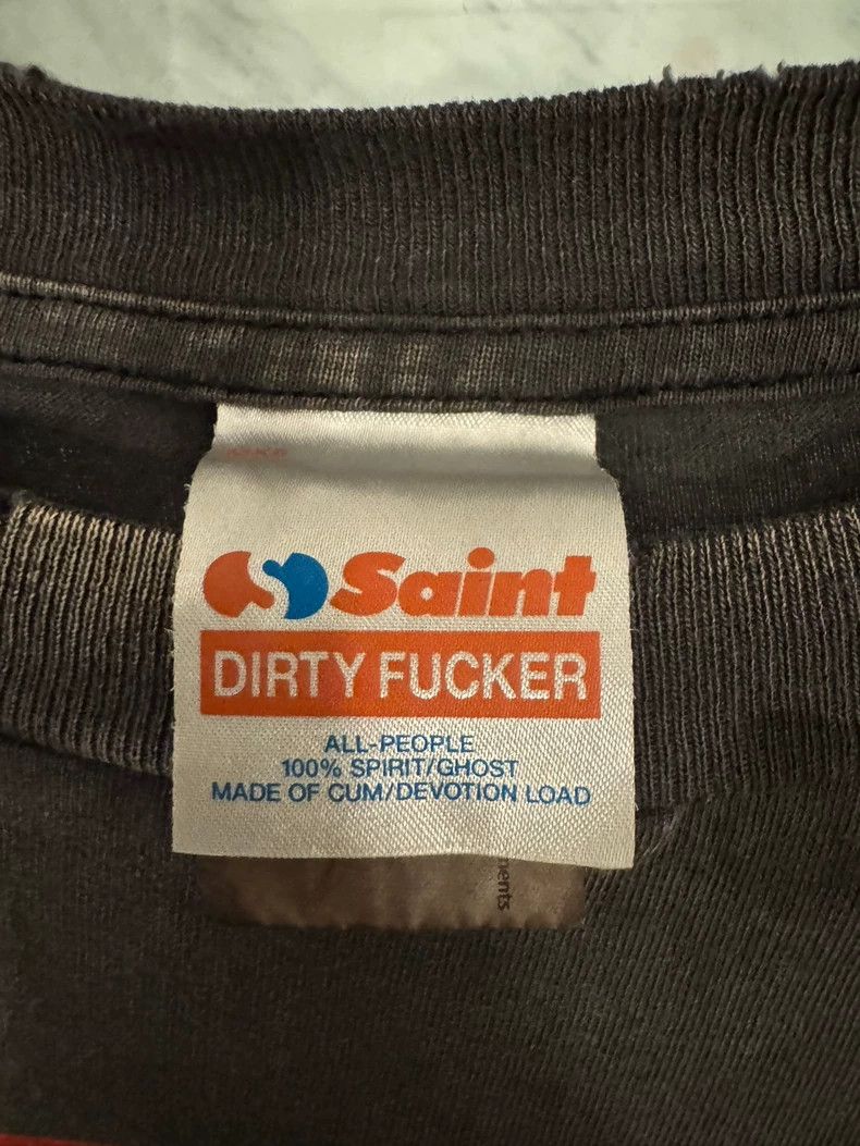 Saint Michael Saint MichaelSS25 Poster Character Print Crew Neck Short Sl Size US L / EU 52-54 / 3 - 3 Thumbnail
