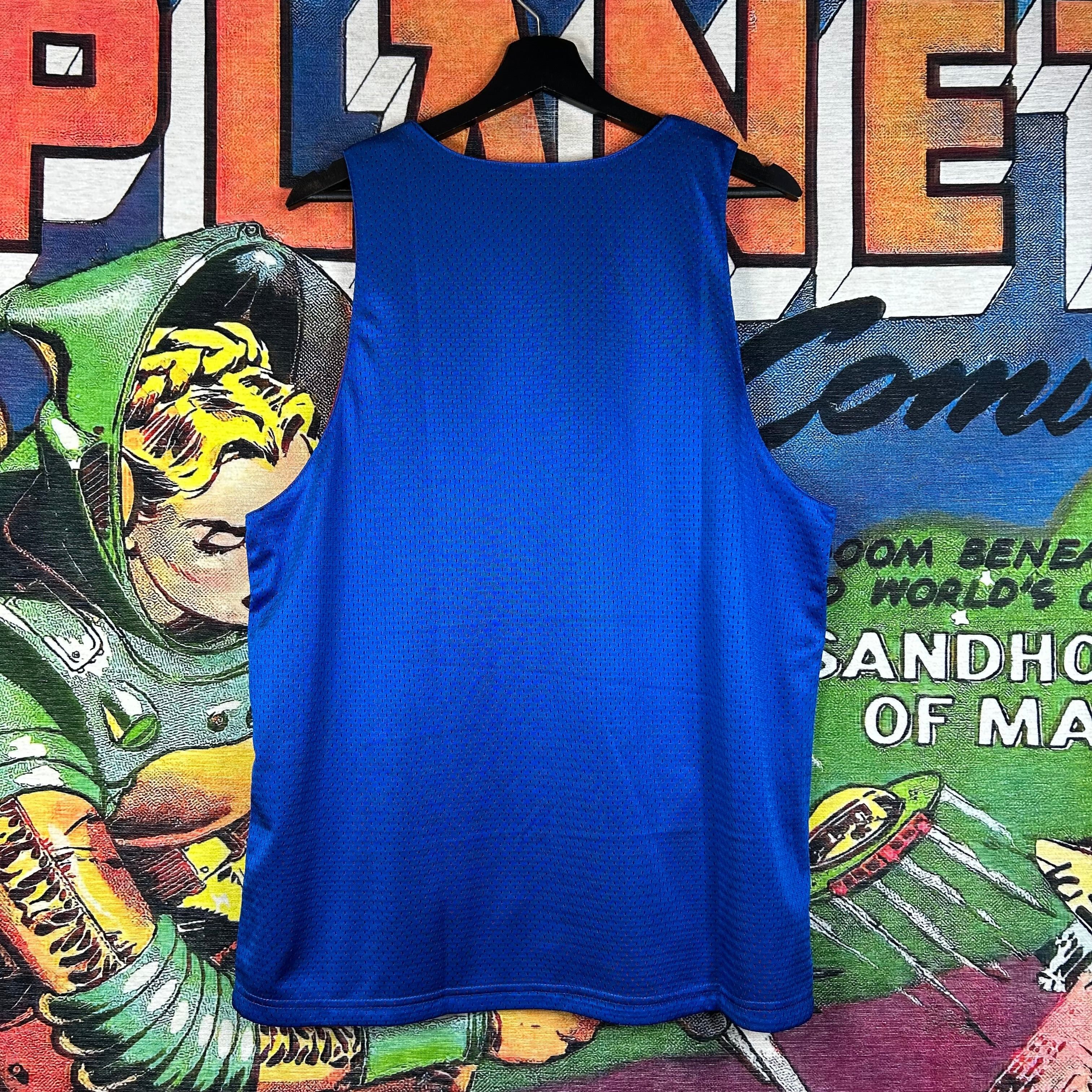 G59 Records G59 Records ‘Infidel’ Reversible Warm Up Red/Blue Jersey Size US M / EU 48-50 / 2 - 2 Thumbnail