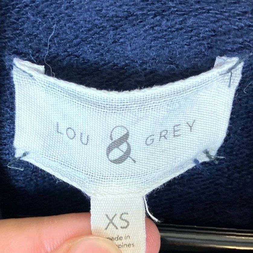 Lou & Grey Lou & Grey Womens Sweater Navy Blue Cowl Neck Long Sleeve XSmall Stretch Casual, Fall, Winter, Regular Fit, Pullover, Solid, Knit Size XS / US 0-2 / IT 36-38 - 6 Thumbnail