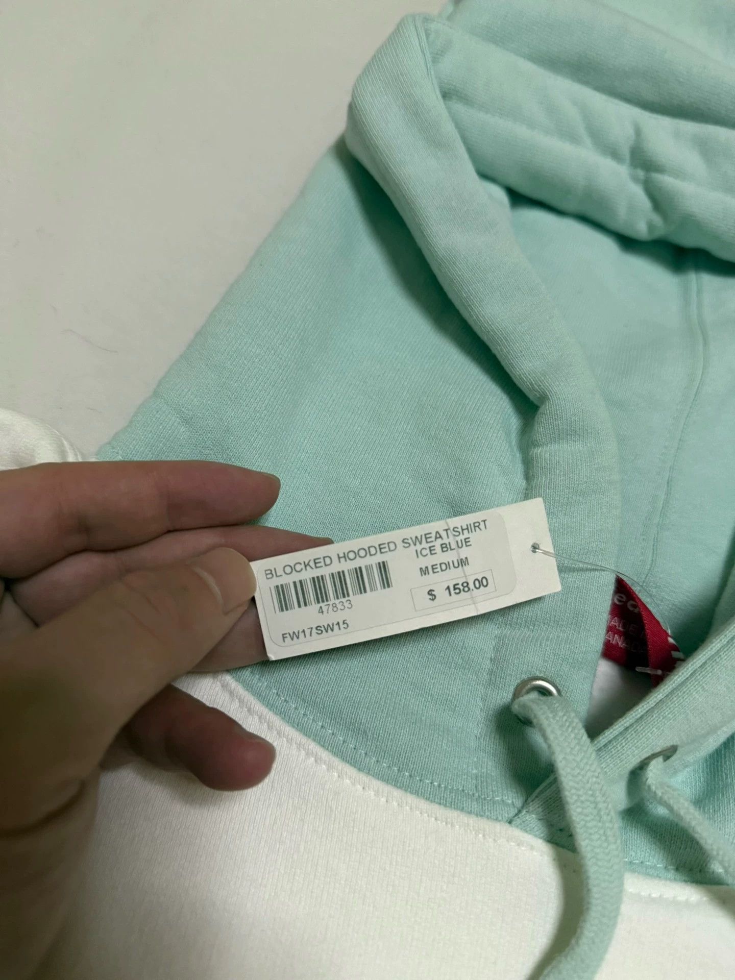 Supreme Supreme big logo blocked hoodie M new w/ tags Size US M / EU 48-50 / 2 - 3 Thumbnail