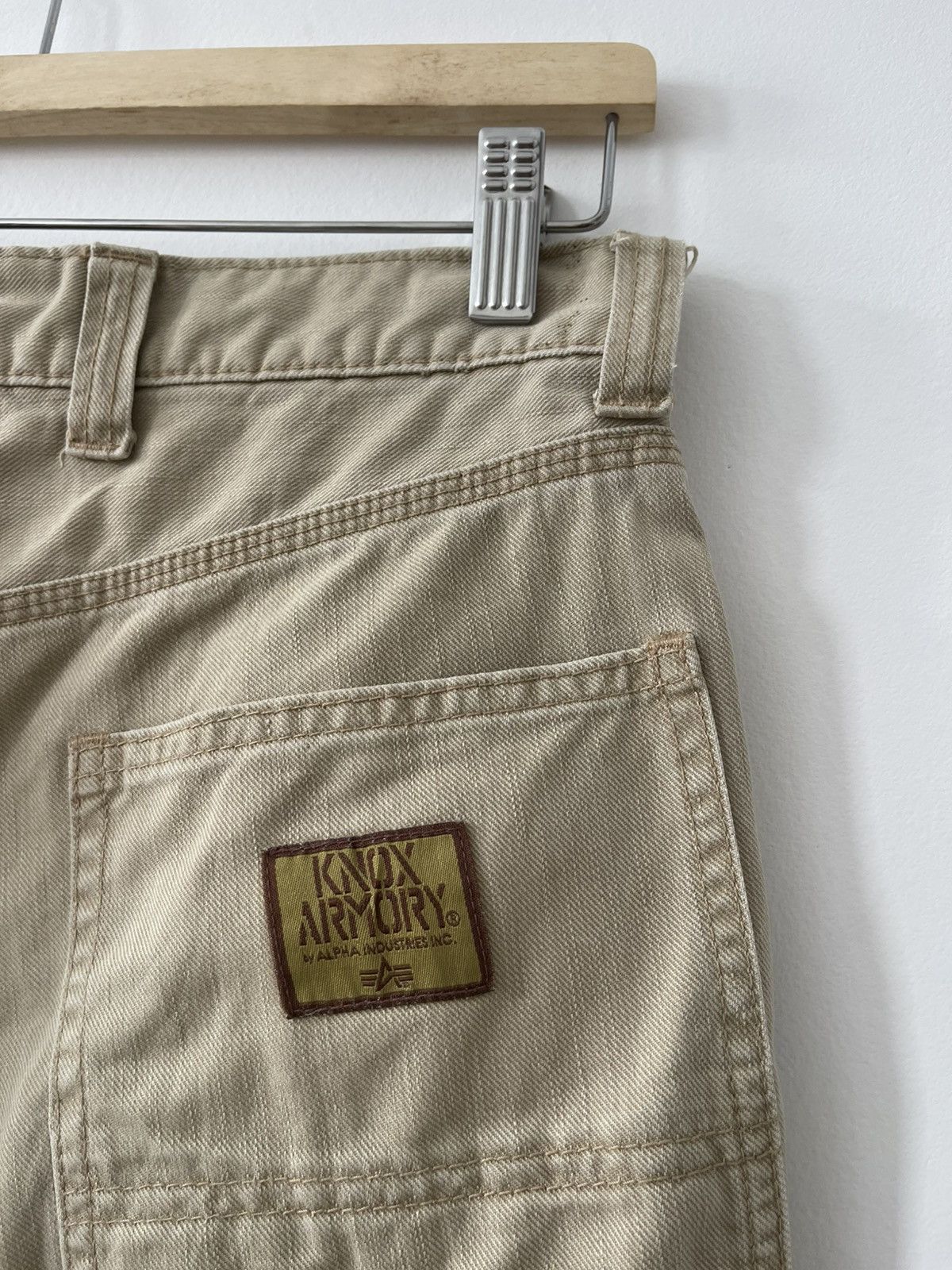 Alpha Industries Rare Vintage KNOX ARMORY by ALPHA INDUSTRIES Tactical Cargo Size US 28 / EU 44 - 6 Thumbnail