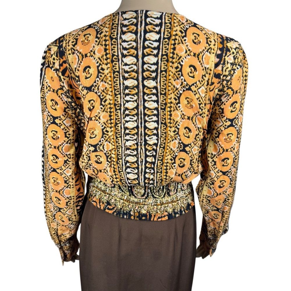 Free People Free People Wild & Free Black Combo Blouse Size S Size S / US 4 / IT 40 - 6 Thumbnail