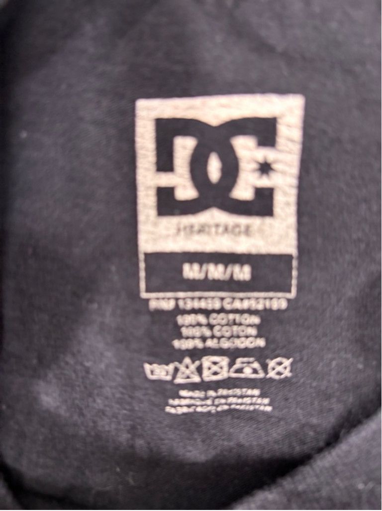 DC Men's DC Shoes Cut-off Crop T-Shirt, Black, Size M Size US XXL / EU 58 / 5 - 8 Thumbnail