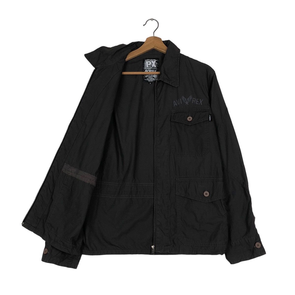 Avirex 🔥Vintage Multi Pocket Cargo Jacket Biker Avirex Usa Size US M / EU 48-50 / 2 - 11 Thumbnail