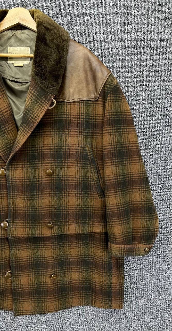 Japanese Brand Vintage Suivi Homme Shadow Plaid Jacket Size US L / EU 52-54 / 3 - 4 Thumbnail