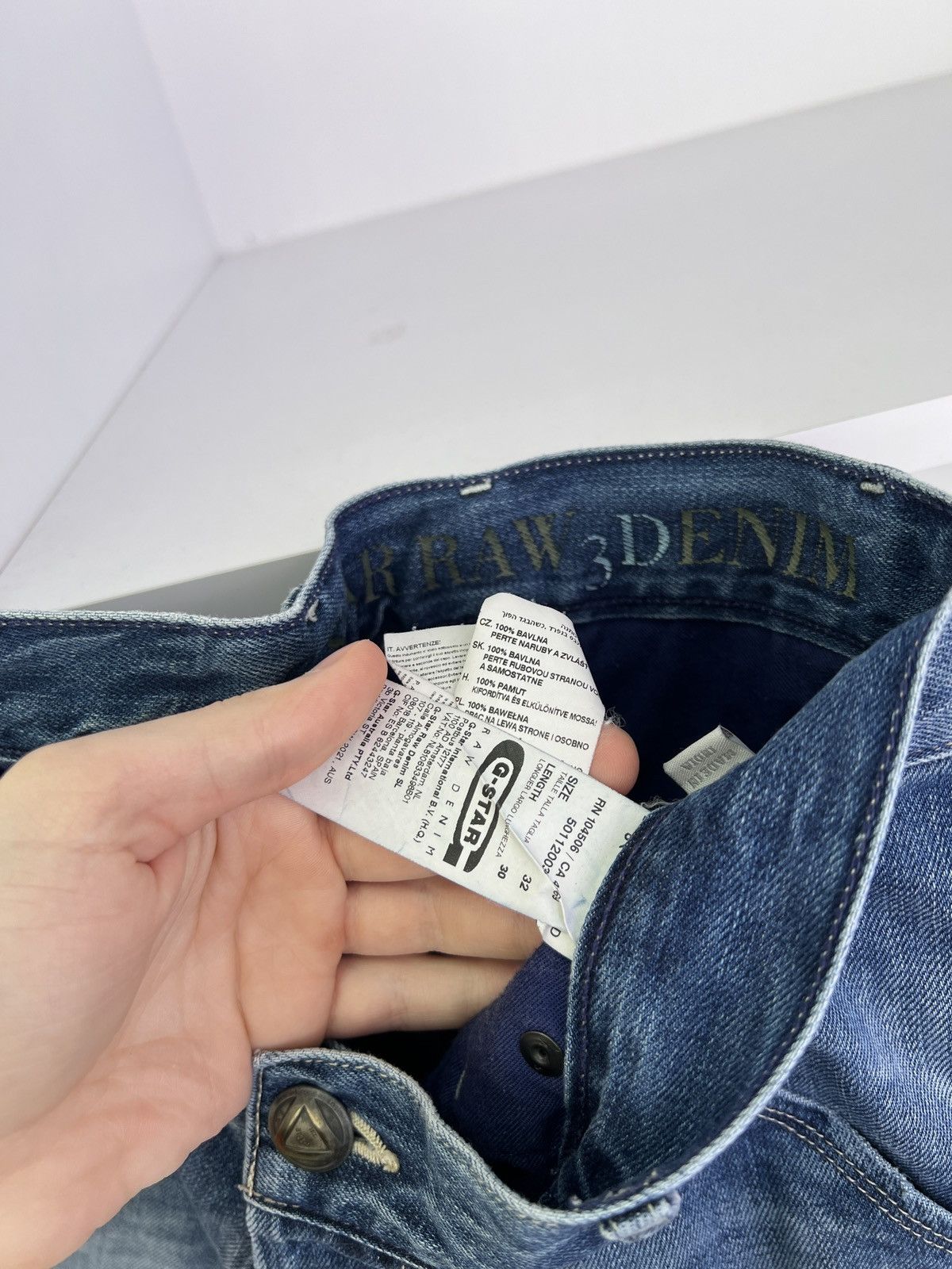 G-Star × Vintage Vintage G-Star MOTOR 5620 3D TAPERED EMBRO SHORTS Size US 32 / EU 48 - 8 Thumbnail