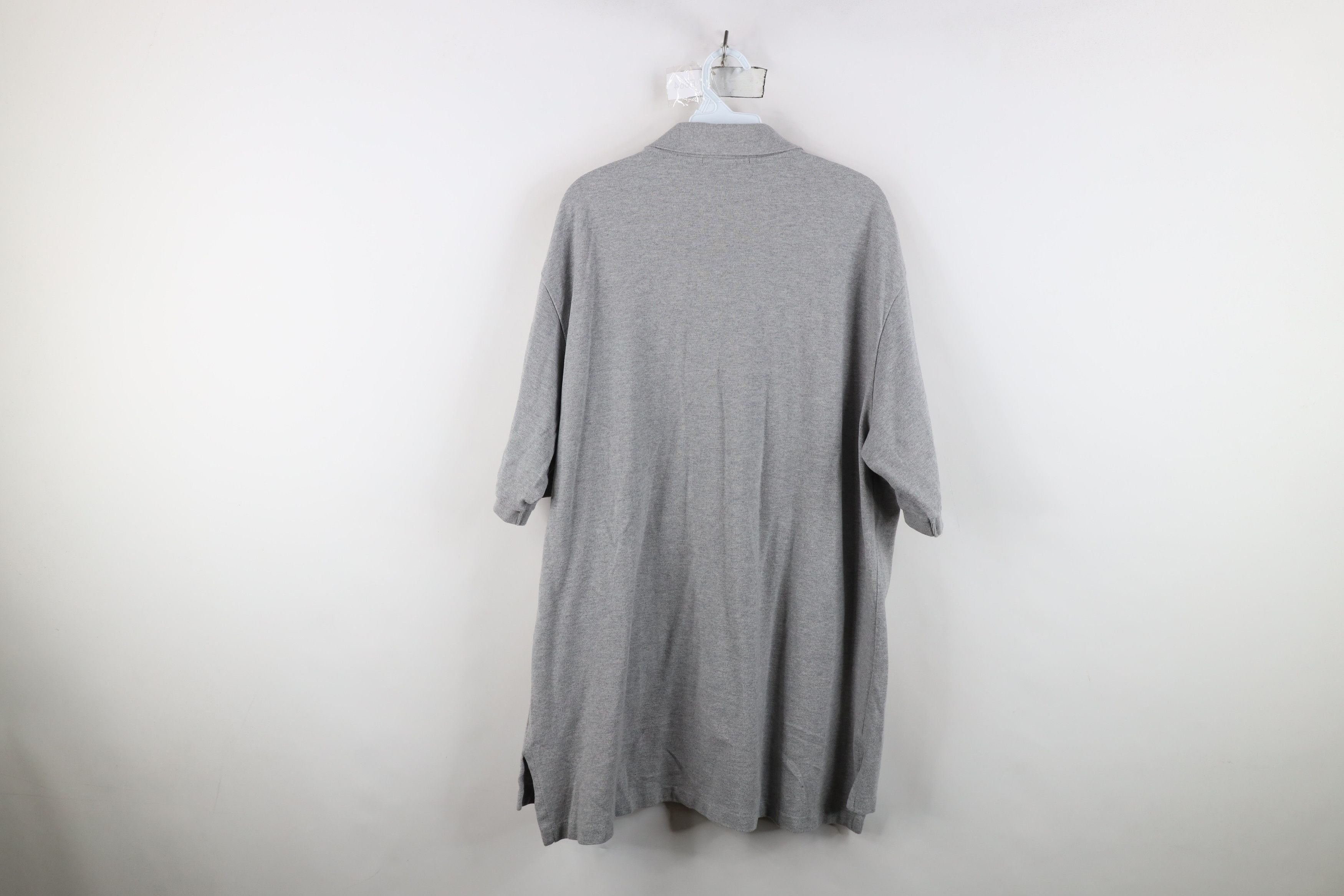 Ralph Lauren Vintage 90s Ralph Lauren Knit Collared Golf Polo Shirt Gray Size US XL / EU 56 / 4 - 10 Thumbnail