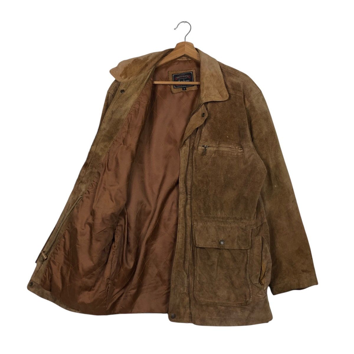 Japanese Brand 📌Vintage Chore Worker Leather Jacket Machope Issey Miyake Size US M / EU 48-50 / 2 - 12 Thumbnail