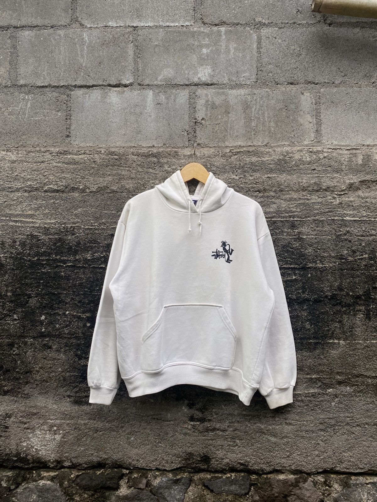 Stussy Vintage 90s Stussy Saxophone Pullover Hoodie Size US L / EU 52-54 / 3 - 1 Thumbnail