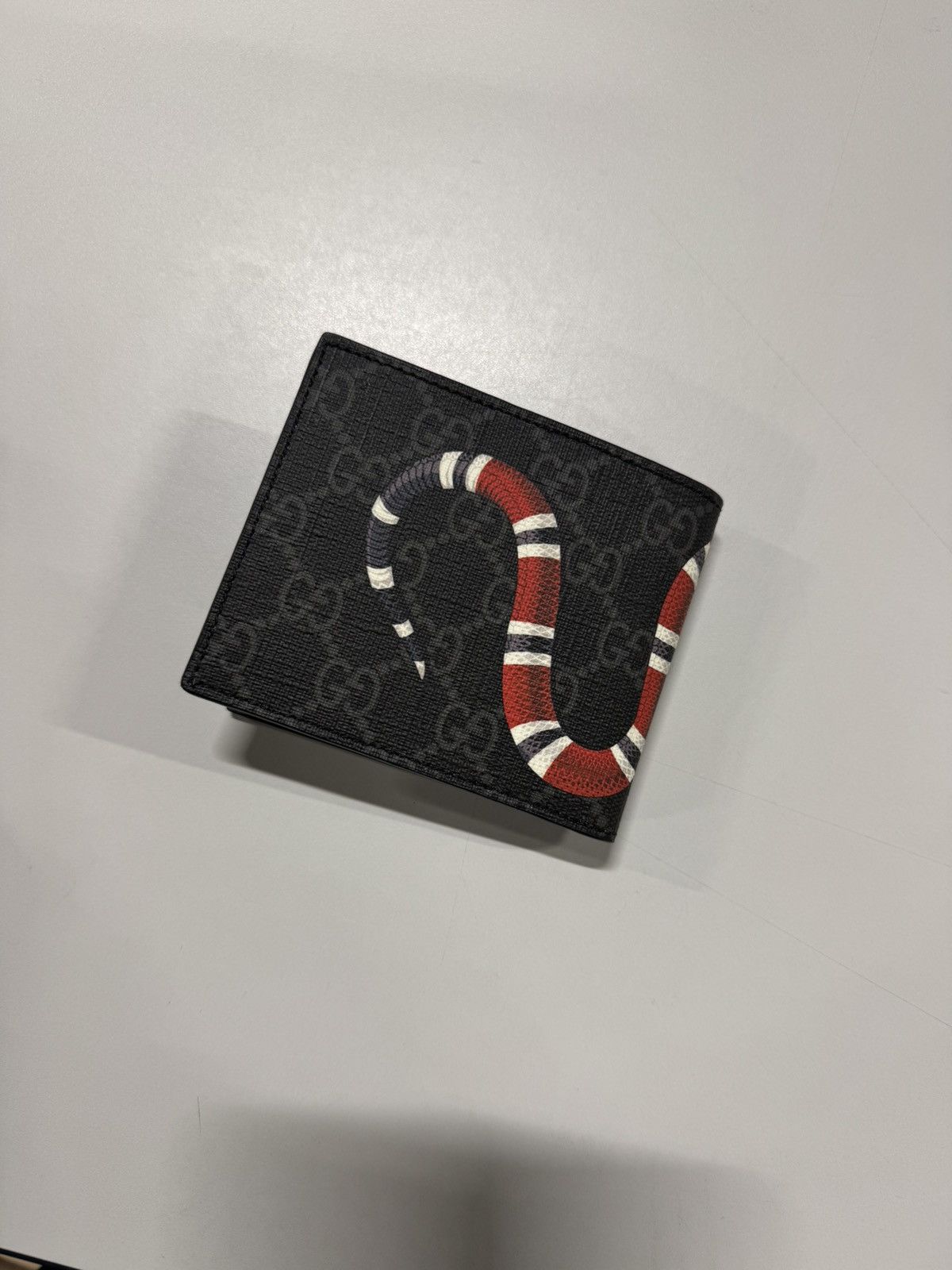 Gucci Gucci GG Supreme Kingsnake Wallet Size ONE SIZE - 3 Thumbnail