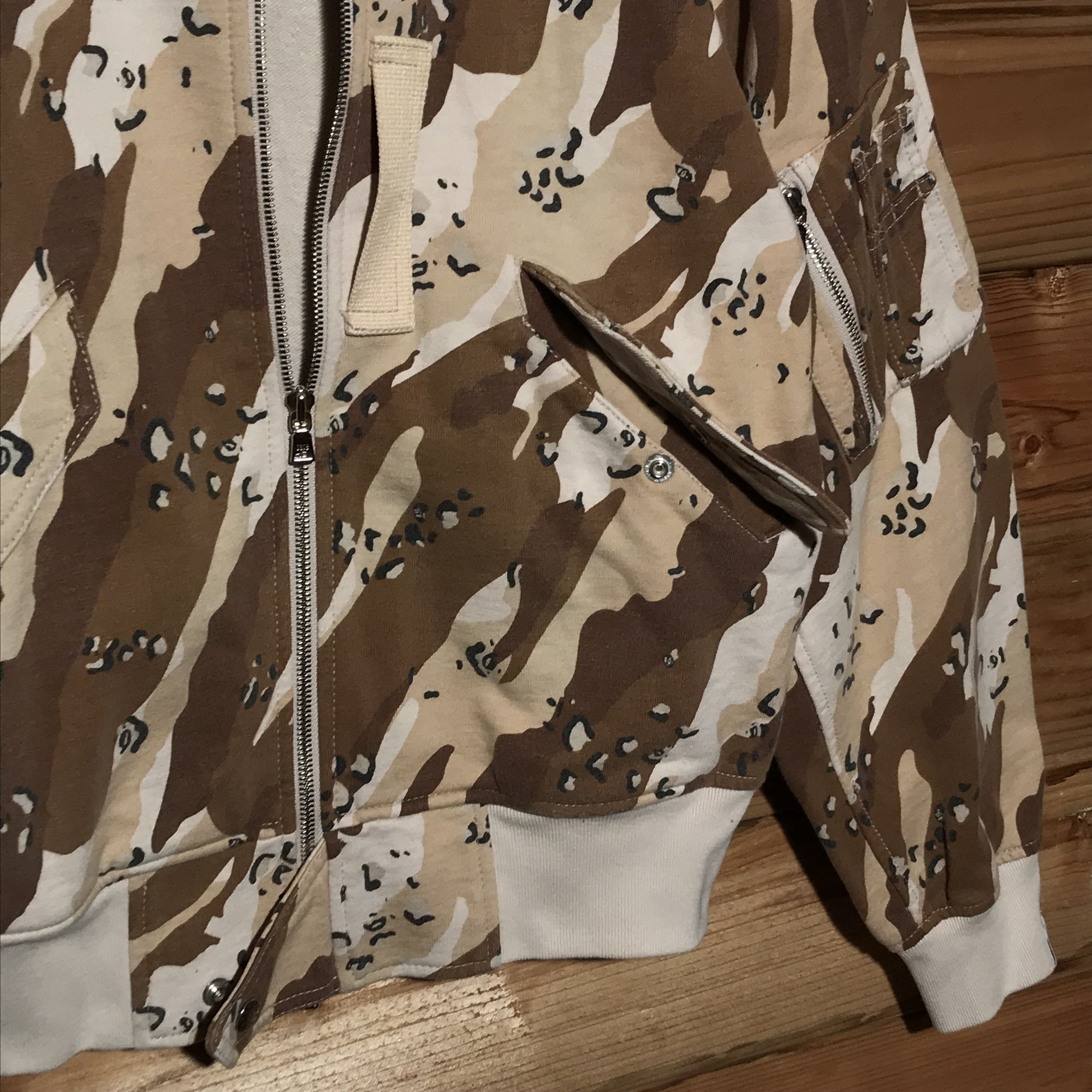 Bape × Nigo OG 00s Bape A Bathing Ape Desert Chocolate Chip Camo Bomber Size US XS / EU 42 / 0 - 6 Thumbnail