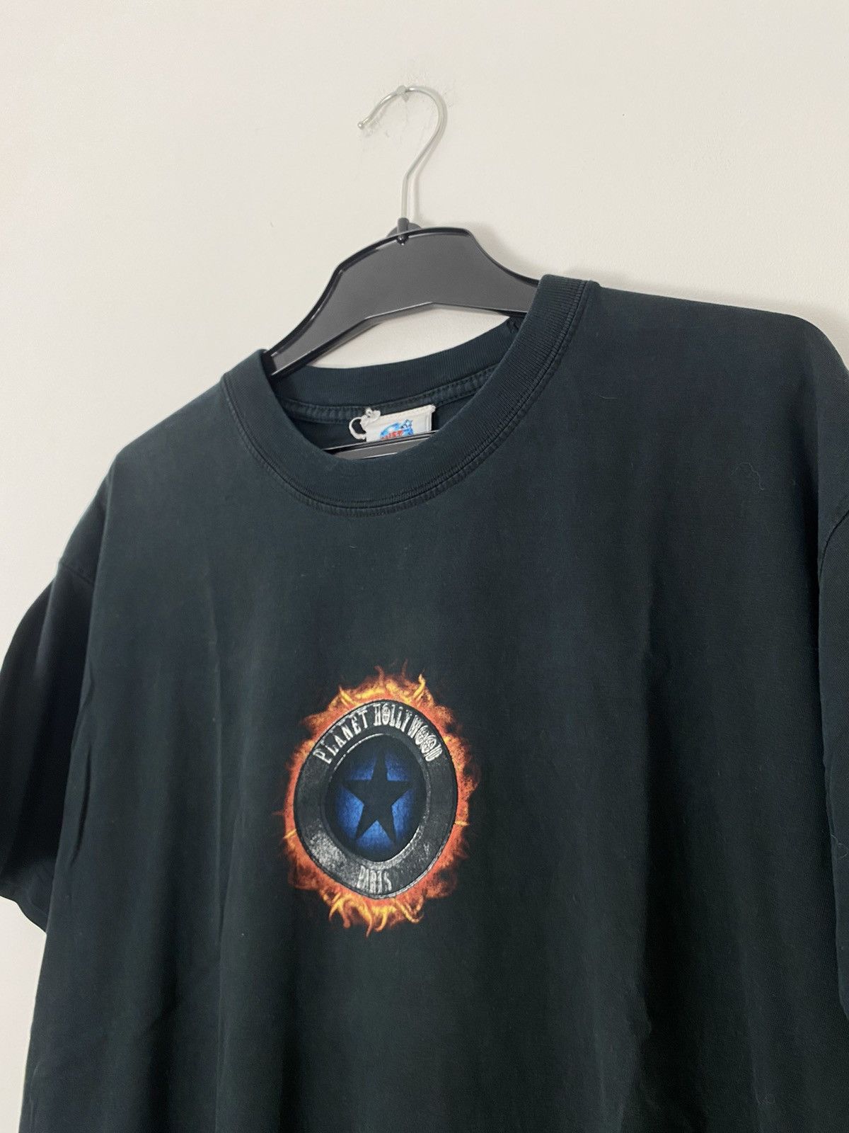 Planet Hollywood × Vintage Vintage 1998 Planet Hollywood Rider Tee Paris Center Logo Size US L / EU 52-54 / 3 - 6 Thumbnail