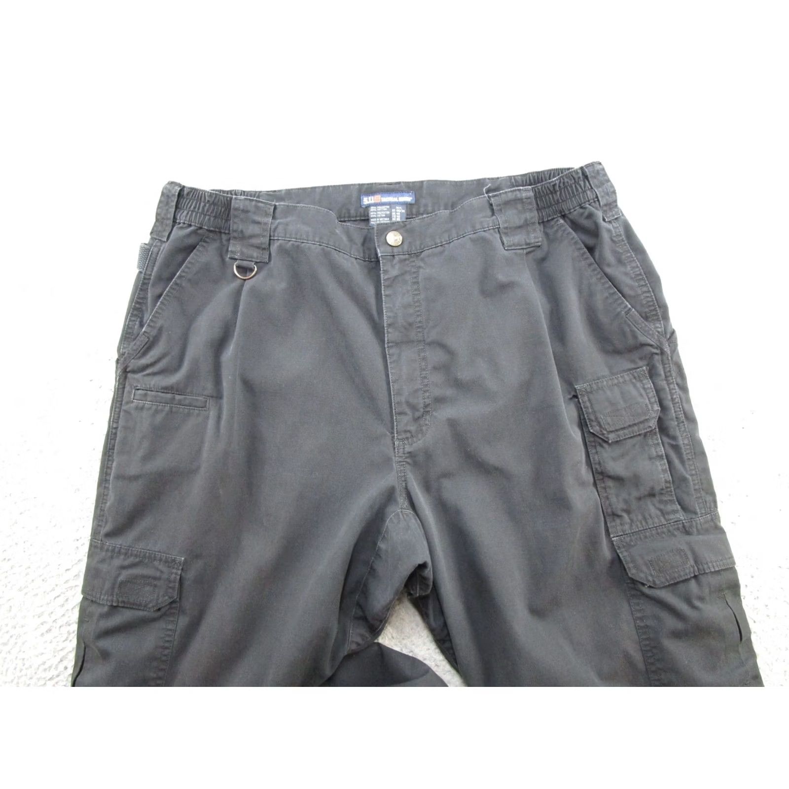 Vintage 5.11 Tactical Pants Mens 40x34 Black Taclite Pro Ripstop Cargo Utility 74273 Size US 40 / EU 56 - 3 Thumbnail