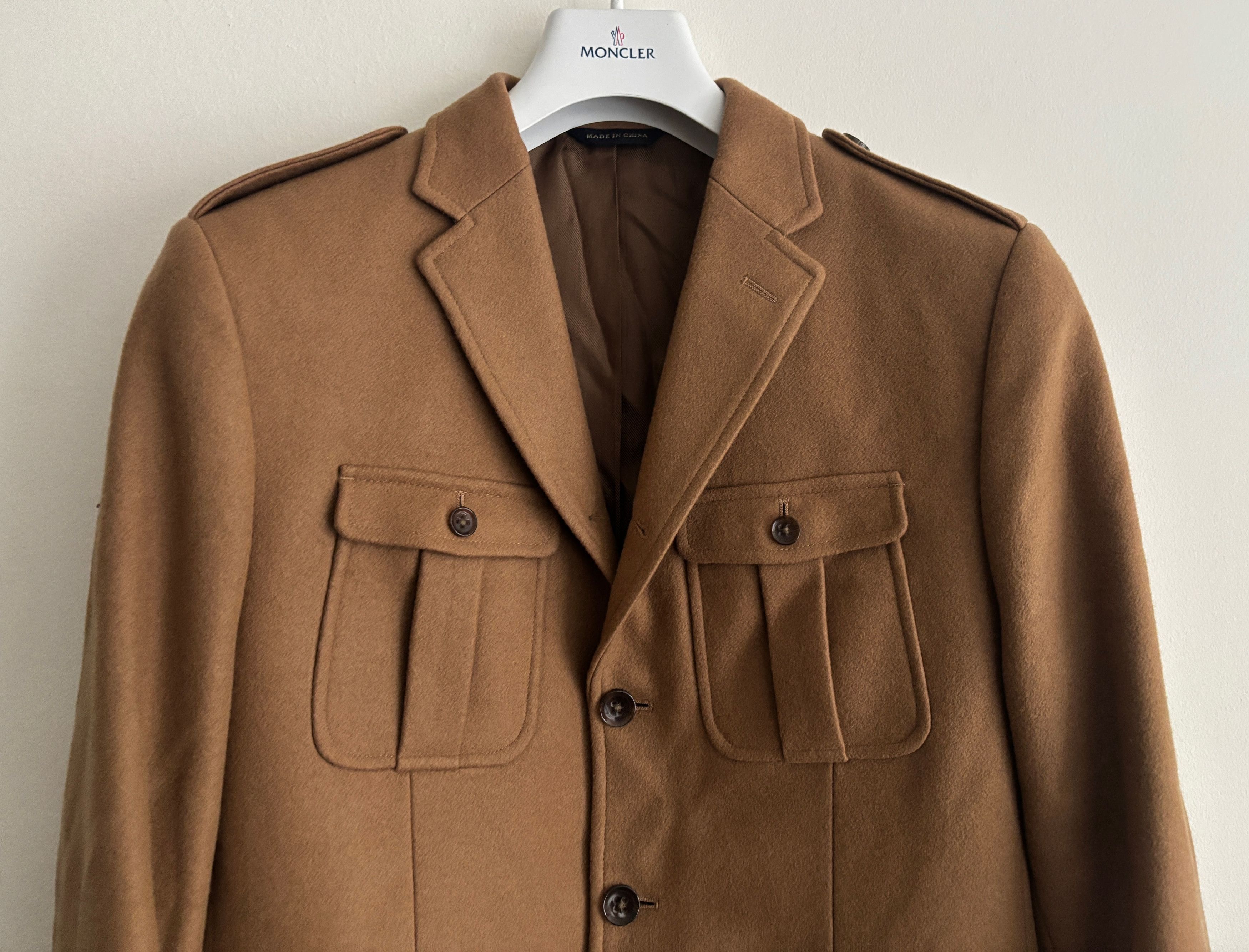 Banana Republic $375 Camel/ Tan Wool Field Jacket/ Sport Coat- Medium Size US M / EU 48-50 / 2 - 3 Thumbnail