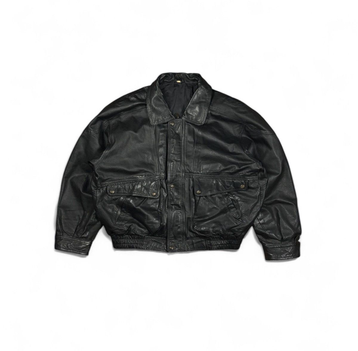Vintage Leather Vintage Bomber jacket Size US XXL / EU 58 / 5 - 1 Thumbnail