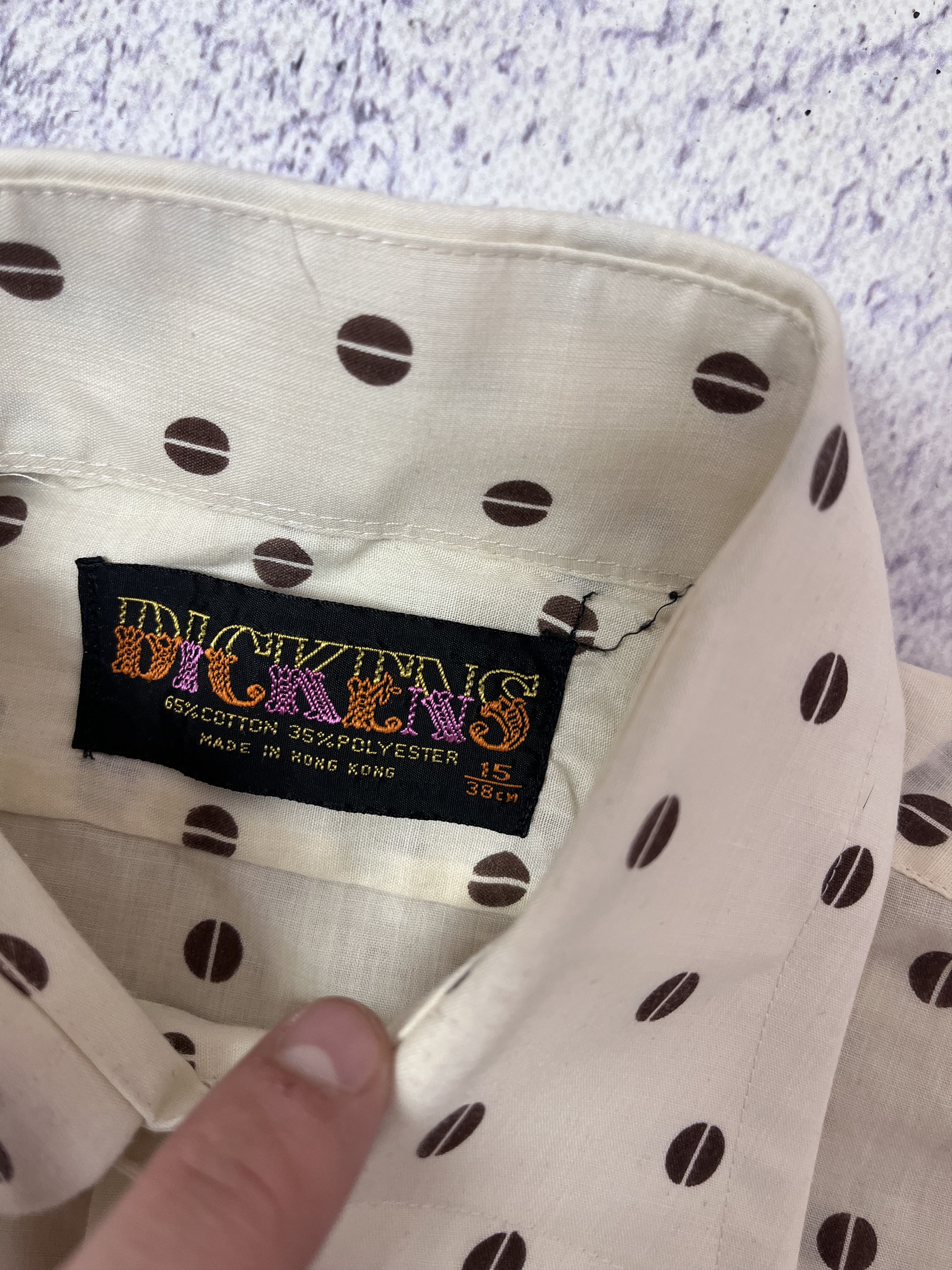 Japanese Brand × Vintage Vintage men’s shirt Bickens made in Hong Kong size S Size US S / EU 44-46 / 1 - 7 Thumbnail