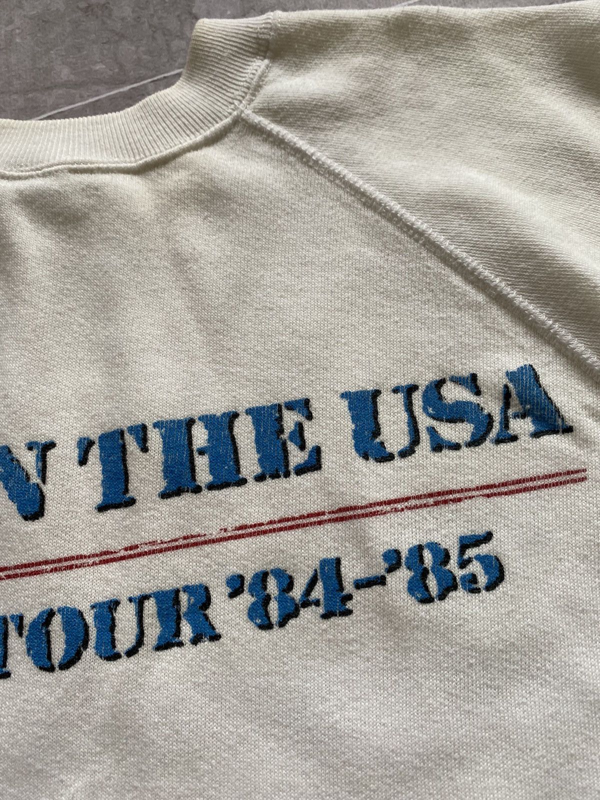 Band Tees × Vintage Vintage Bruce Springsteen World Tour 1984-85 Sweatshirt Size US S / EU 44-46 / 1 - 11 Thumbnail