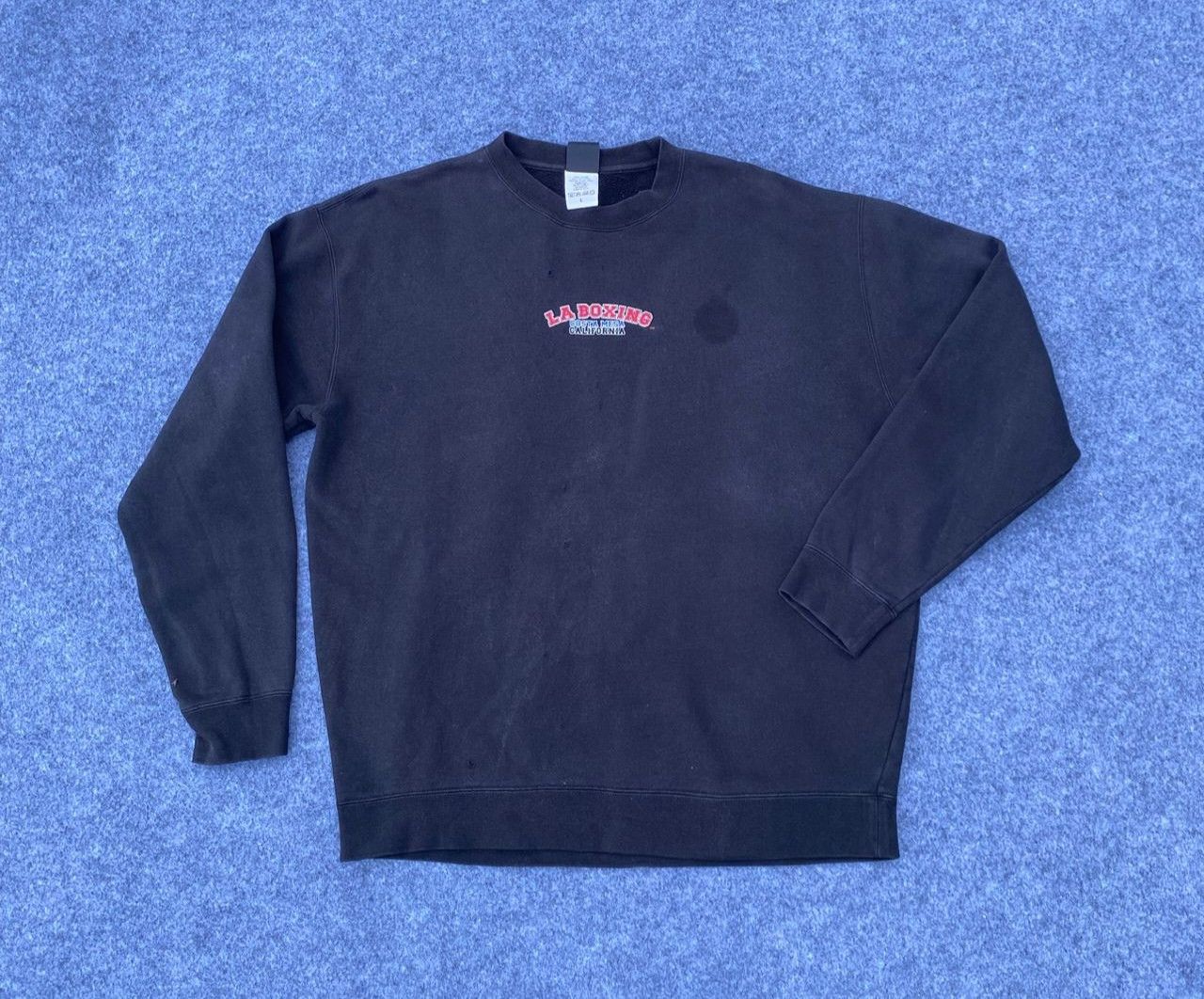 Vintage Vintage 90 LA Boxing Costa Mesa California Sweatshirt Size US L / EU 52-54 / 3 - 2 Thumbnail