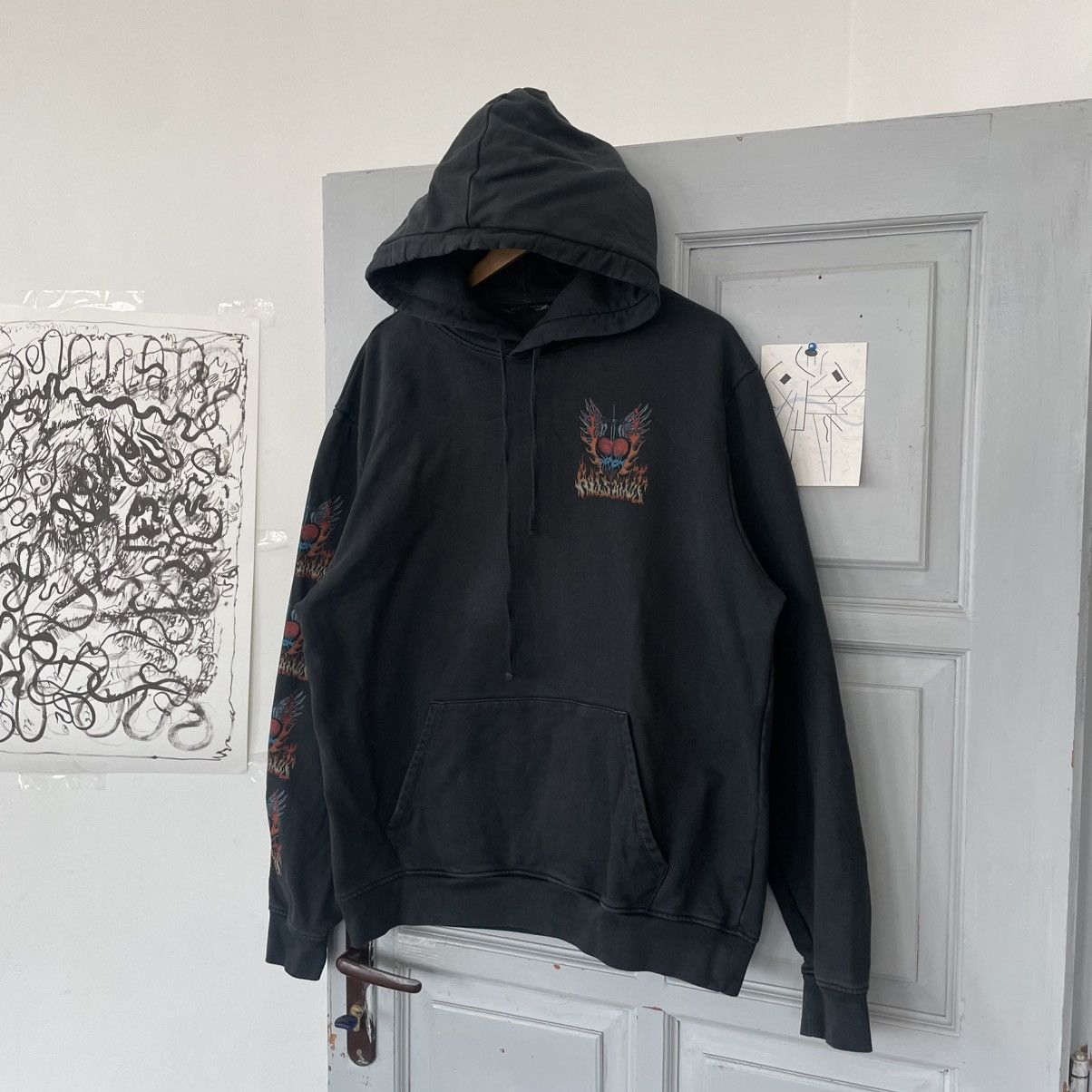 Allsaints Vintage Allsaits Big Logo Hoodie Style y2k Size US M / EU 48-50 / 2 - 4 Thumbnail